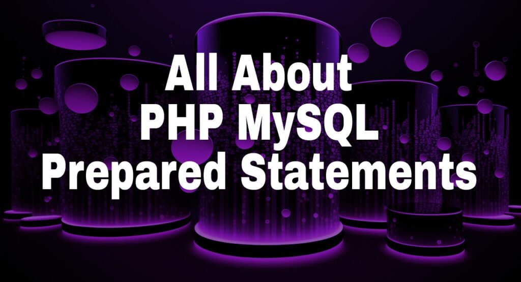 Illustration of php-mysql connections